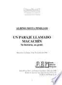 Un paraje llamado Macachín