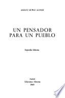 Un pensador para un pueblo