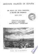 Un siglo de vida parisina a través del grabado, 1830-1930