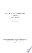 Un soneto y 30 canciones para Cristina