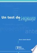 Un test de lenguaje