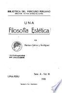 Una filosofía estética