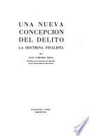 Una nueva concepción del delito