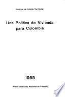 Una política de vivienda para Colombia