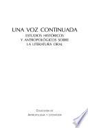 Una voz continuada
