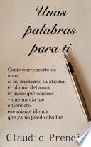 Unas palabras para ti