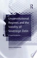Unconstitutional Regimes and the Validity of Sovereign Debt