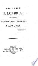 Une année à Londres