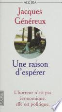 Une raison d'espérer