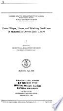 Union Wages and Hours of Motortruck Drivers and Helpers