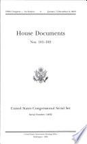 United States Congressional Serial Set, Serial No. 14832, House Documents Nos. 101-102