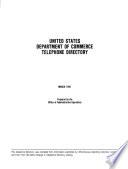 United States Department of Commerce Telephone Directory