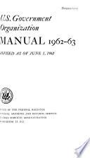 United States Government Organization Manual