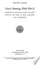 United States Naval Chronology, World War II.