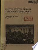 United States Senate Telephone Directory