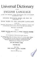 Universal Dictionary of the English Language