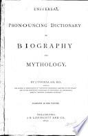 Universal Pronouncing Dictionary of Biography and Mythology