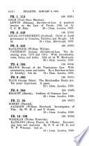 University Library Bulletin