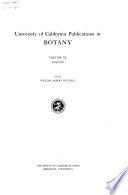 University of California Publications in Botany
