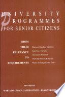 University programmes for senior citizens from their relevance to requirements