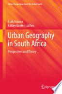 Urban Geography in South Africa
