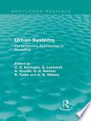 Urban Systems (Routledge Revivals)