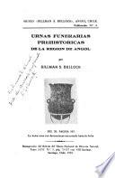 Urnas funerarias prehistoricas de la region de Angol