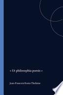 Ut philosophia poesis .