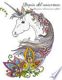Utopía del unicornio libro para colorear para adultos 1