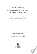 V Centenario de la muerte de Isabel la Católica