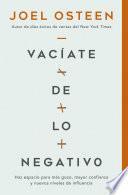 Vacíate de lo negativo