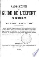 Vade-mecum du guide de l'expert en immeubles