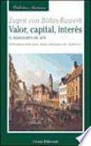 Valor, capital, interés