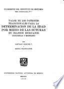 Valor de los patrones tradicionales para la determinación de la edad por medio de las suturas en cráneos merimanos (indígenas y mestizos)