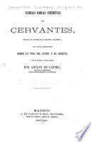 Varias obras inéditas de Cervantes