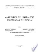 Variedades de hortalizas cultivadas en Espana