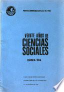 Veinte años de ciencias sociales en la Universidad Católica