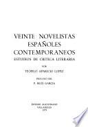 Veinte novelistas españoles contemporáneos