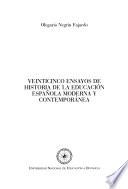 Veinticinco ensayos de historia de la educación española moderna y contemporánea