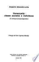 Venezuela, clases sociales e individuos