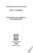 Venezuela en la época de transición