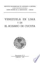 Venezuela en Lima y en el Rosario de Cúcuta