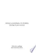 Vengo a golpear a tu puerta