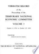 Verbatim Record of the Proceedings