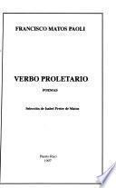 Verbo proletario : poemas
