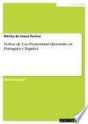 Verbos de Uso Pronominal Alternante en Portugués y Español