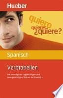 Verbtabellen Spanisch