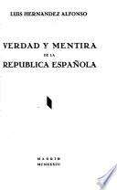 Verdad y mentira de la República española