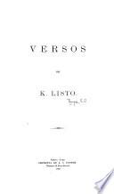 Versos de K. Listo [pseud.]
