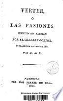 Verter, ó Las pasiones